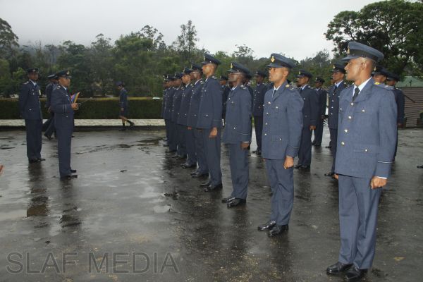 The Commissioning and Passing Out Parade at SLAF Diyatalawa